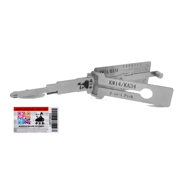 Original Lishi New 2-in-1 Pick Decoder Tool HU134 for KIA 2010+ 7 Cuts High Security